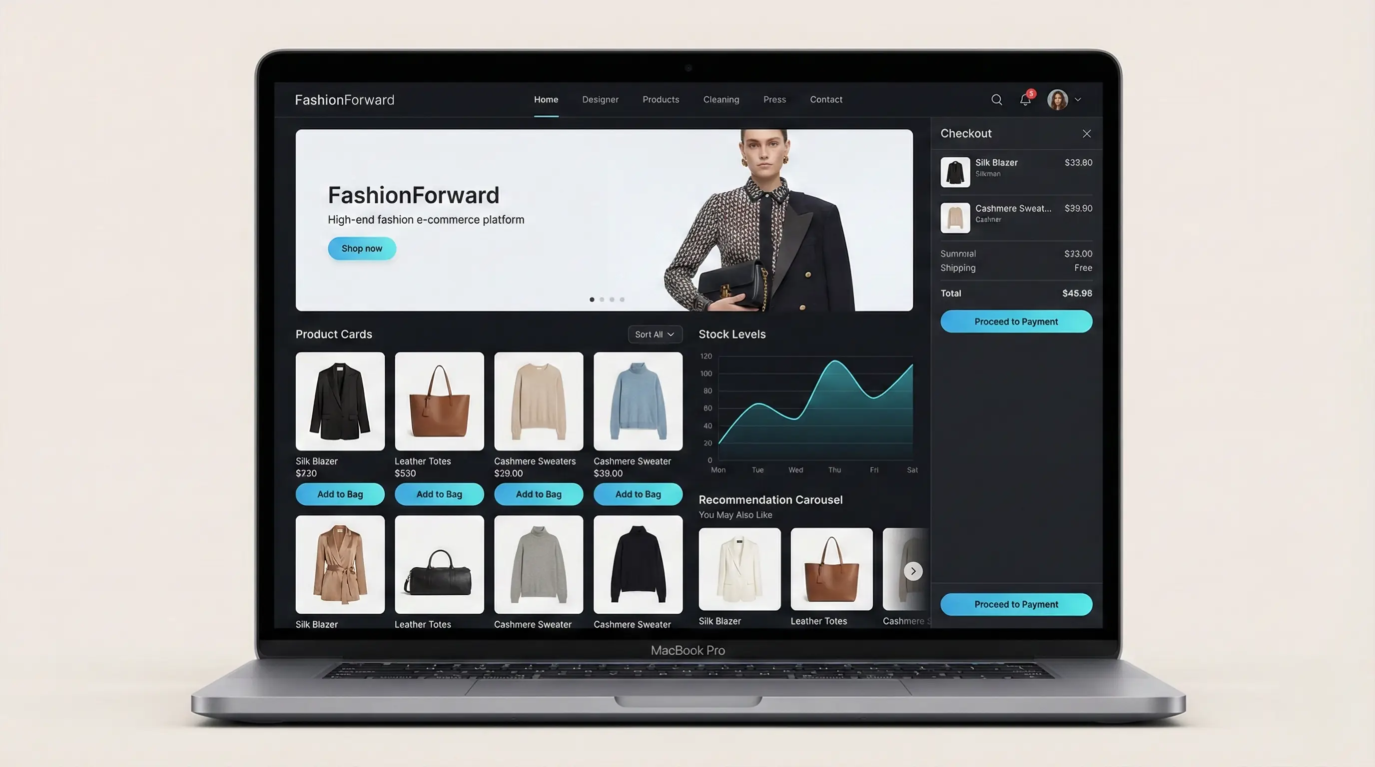 E-Commerce Platform — FashionForward