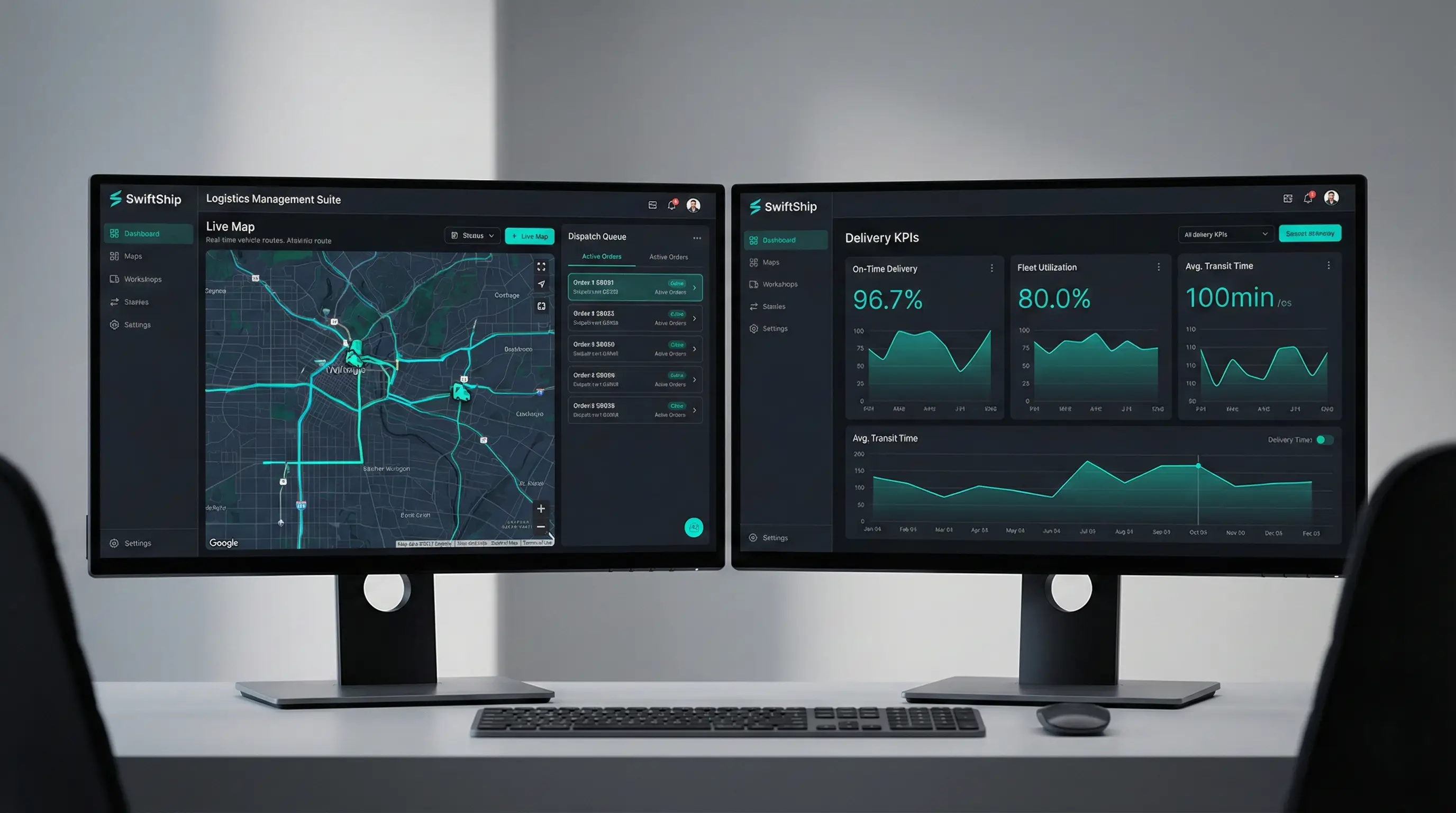 Logistics Management Suite — SwiftShip