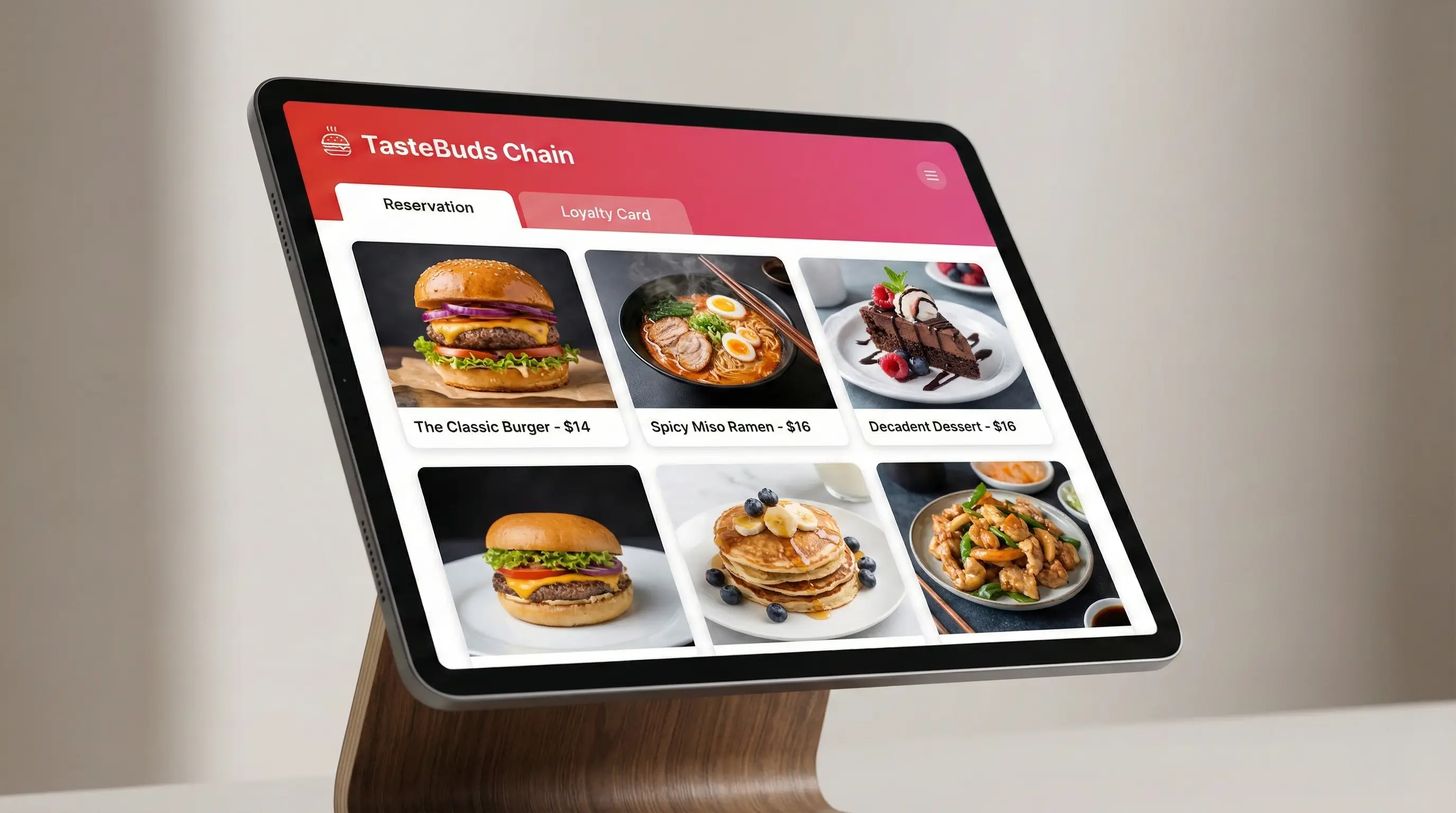 Restaurant Ordering System — TasteBuds Chain