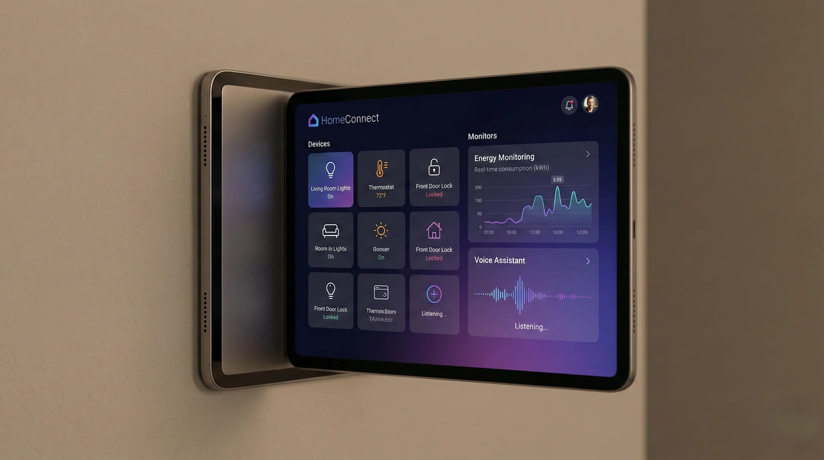 Smart Home IoT Platform — HomeConnect